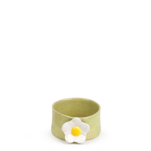 Daisy Bowl <br> Lime Green <br> (Ø 11 x H 6) cm