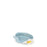 Lilies Oval Bowl <br> Pastel Blue <br> (L 17 x H 6) cm