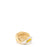Lilies Round Bowl <br> Pastel Yellow <br> (Ø 11 x H 6) cm