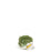 Lilies Round Bowl <br> Moss Green <br> (Ø 11 x H 6) cm