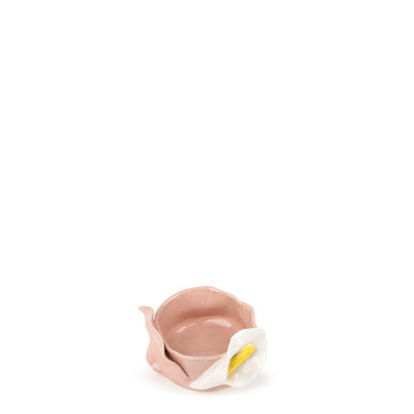 Lilies Round Bowl <br> Pink <br> (Ø 11 x H 6) cm