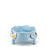 Round Dish with Lilies Legs <br> Pastel Blue <br> (Ø 32 x H 17) cm