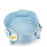 Round Dish with Lilies Legs <br> Pastel Blue <br> (Ø 32 x H 17) cm
