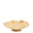 Lilies Flat Dish on Stand <br> Pastel Yellow <br> (Ø 40 x H 10) cm