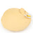 Lilies Flat Dish on Stand <br> Pastel Yellow <br> (Ø 40 x H 10) cm
