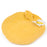 Lilies Flat Dish on Stand <br> Yellow <br> (Ø 40 x H 10) cm