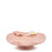 Lilies Flat Dish on Stand <br> Pink <br> (Ø 40 x H 10) cm