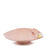 Lilies Flat Dish on Stand <br> Pink <br> (Ø 40 x H 10) cm