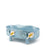 Oval Dish with Lilies Legs <br> Pastel Blue <br> (L 46 x H 18) cm