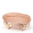 Oval Dish with Lilies Legs <br> Nude <br> (L 46 x H 18) cm