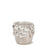 Flower Crafted Round Vase <br> 
Off White
<br> (Ø 20 x H 21) cm