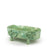 Oval Dish with Rose Legs <br> Tea Green <br> (L 46 x H 18) cm