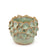Petals Crafted Round Vase <br> Pale Green <br> (Ø 20 x H 20.5) cm