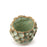 Petals Crafted Round Vase <br> Pale Green <br> (Ø 20 x H 20.5) cm