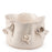 Roses Crafted Decorative Pot <br> White <br> (Ø 35 x H 22) cm
