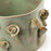 Roses Crafted Decorative Pot <br> Pale Green <br> (Ø 33 x H 22.5) cm