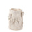 Tulips Crafted Round Vase <br> White <br> (Ø 17 x H 25) cm