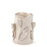 Tulips Crafted Round Vase <br> White <br> (Ø 17 x H 25) cm