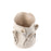 Tulips Crafted Round Vase <br> White <br> (Ø 17 x H 25) cm