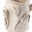 Tulips Crafted Round Vase <br> White <br> (Ø 17 x H 25) cm