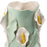 Lilies Crafted Round Vase <br> Pastel Green <br> (Ø 18 x H 25) cm