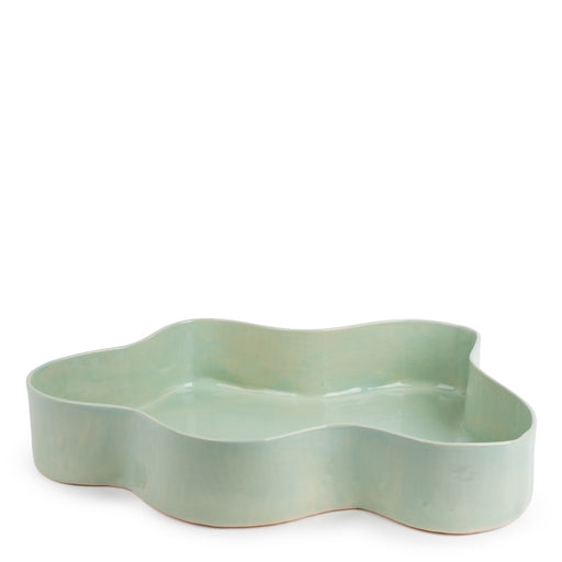 Cloud Dish <br> Light Green <br> (L 46 x H 8) cm