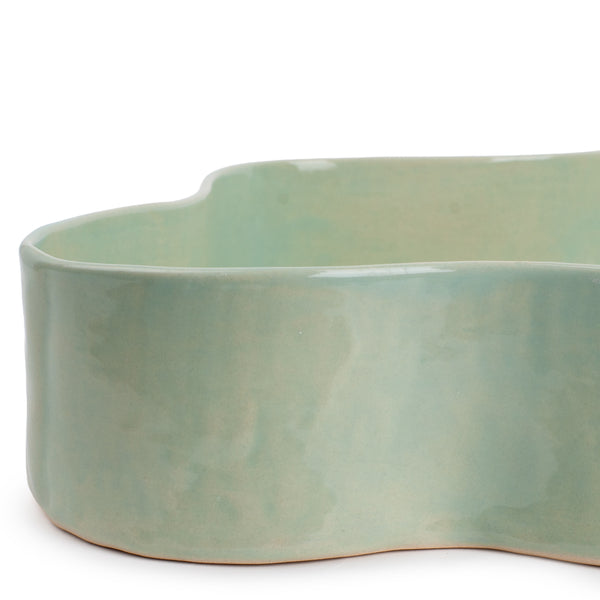 Cloud Dish <br> Light Green <br> (L 46 x H 8) cm