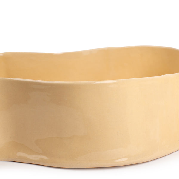 Cloud Dish <br> Pastel Yellow <br> (L 46 x H 8) cm