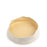 Rough Round Dish <br> White / Pastel Yellow <br> (Ø 25 x H 8) cm