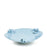 Roses Flat Dish on Stand <br> Pastel Blue <br> (Ø 42 x H 9) cm