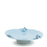 Roses Flat Dish on Stand <br> Pastel Blue <br> (Ø 42 x H 9) cm