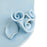 Roses Flat Dish on Stand <br> Pastel Blue <br> (Ø 42 x H 9) cm