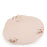 Roses Flat Dish on Stand <br> Nude <br> (Ø 42 x H 9) cm