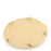 Roses Flat Dish on Stand <br> Pastel Yellow <br> (Ø 42 x H 9) cm
