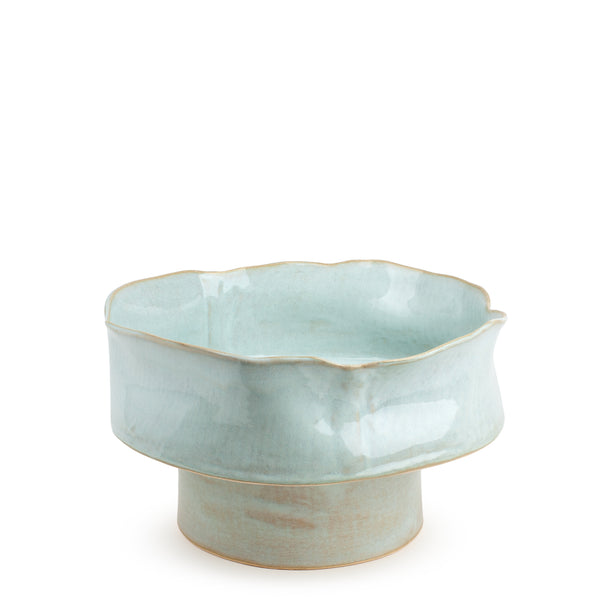 Round Dish with Removable Stand <br> Light Blue <br> (Ø 32 x H 20) cm