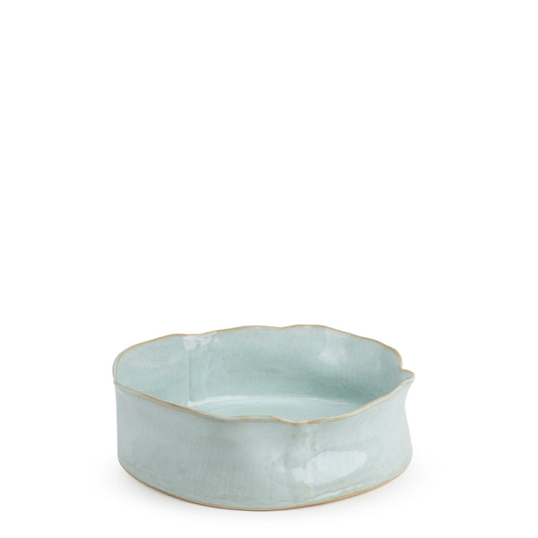Round Dish with Removable Stand <br> Light Blue <br> (Ø 32 x H 20) cm