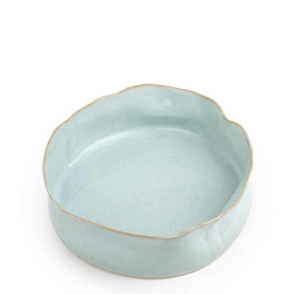 Round Dish with Removable Stand <br> Light Blue <br> (Ø 32 x H 20) cm