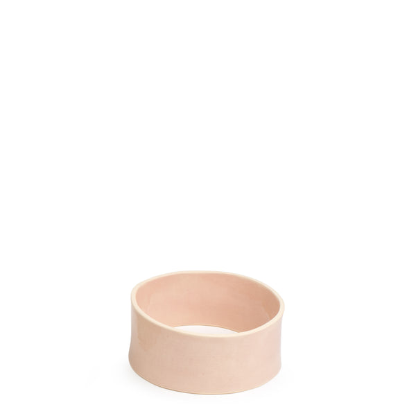 Round Dish with Removable Stand <br> Nude <br> (Ø 25 x H 20) cm