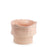 Round Dish with Removable Stand <br> Nude <br> (Ø 25 x H 20) cm