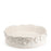 Flower Crafted Round Dish <br> White <br> (Ø 45 x H 13) cm