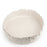 Flower Crafted Round Dish <br> White <br> (Ø 45 x H 13) cm