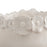 Flower Crafted Round Dish <br> White <br> (Ø 25 x H 13) cm