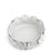 Big Flower Crafted Round Dish <br> Off White <br> (Ø 32 x H 11) cm