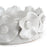 Big Flower Crafted Round Dish <br> Off White <br> (Ø 32 x H 11) cm