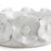 Big Flower Crafted Round Dish <br> Off White <br> (Ø 25 x H 11) cm