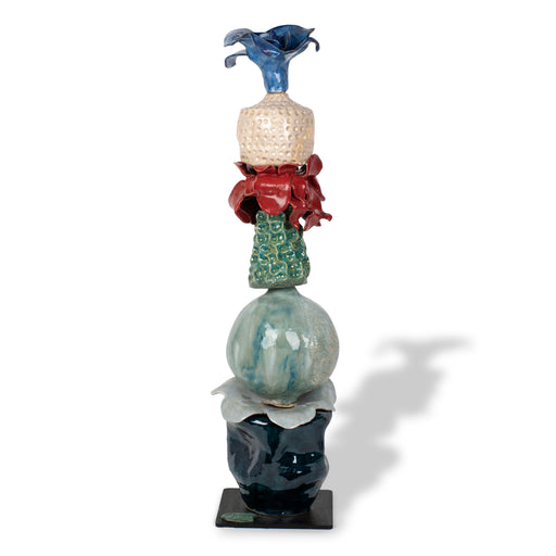 Ceramic Totem <br> (D 23 x W 23 x H 85) cm
