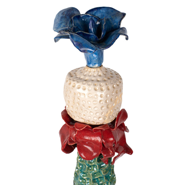 Ceramic Totem <br> (D 23 x W 23 x H 85) cm