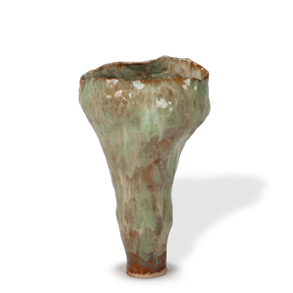 Ceramic Vase <br> (L 27 x W 22 x H 44) cm