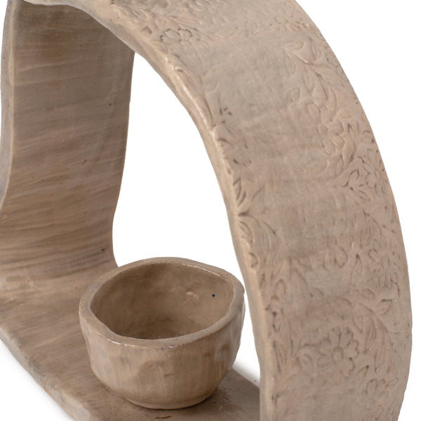 Ceramic Vase <br> (L 33 x W 9 x H 30) cm