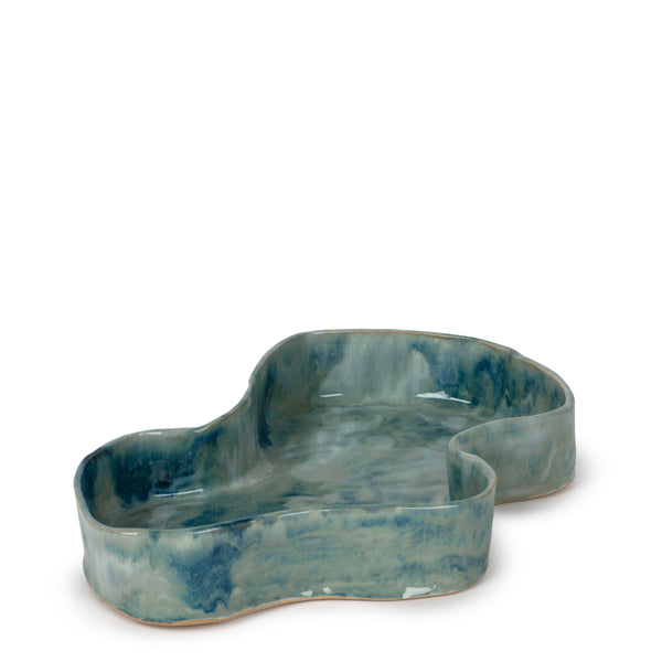 Ceramic Bowl <br> (L 33 x W 24 x H 5) cm